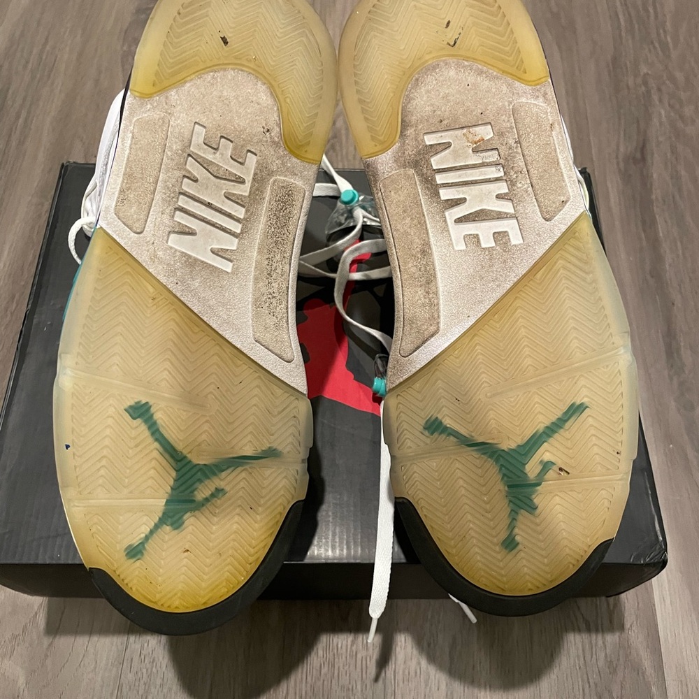 Men’s Air Jordan 5 Retro “Grapes” NRG — 2018 “Fresh Prince” custom — Size 10.5 - Picture 7 of 15